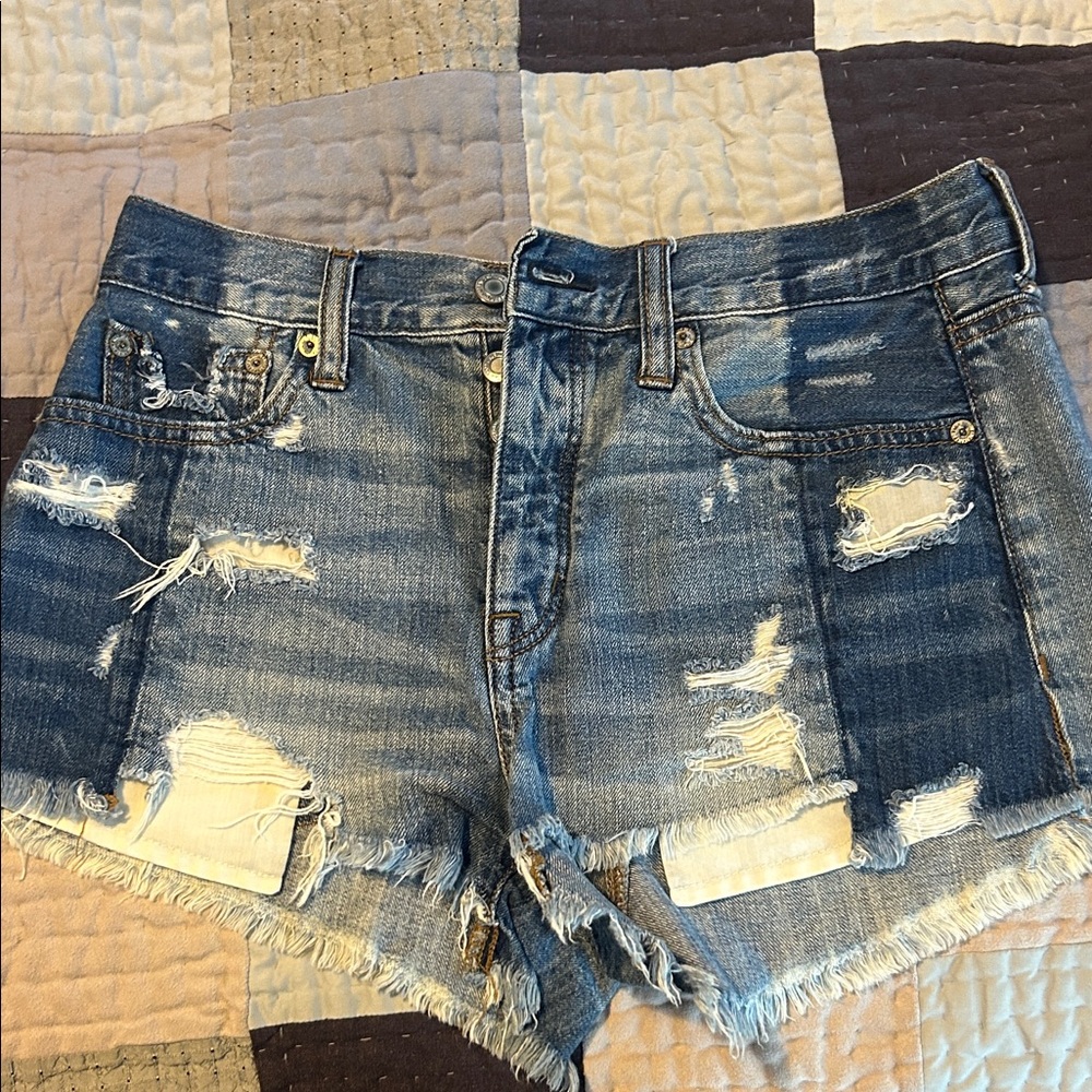 Vintage high rise festival shorts